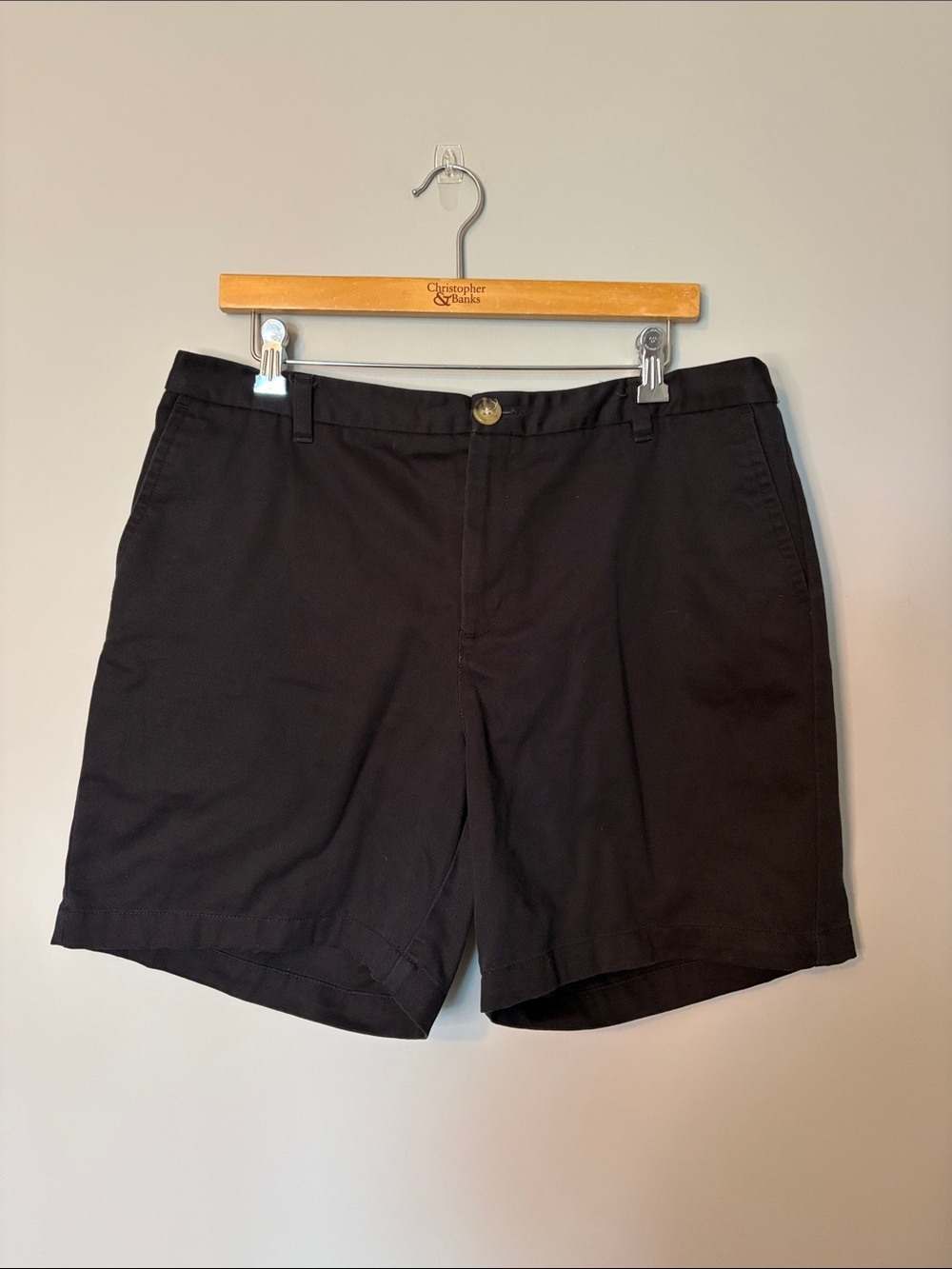 Liz Claiborne Black Flat Front Women's Shorts Size 14